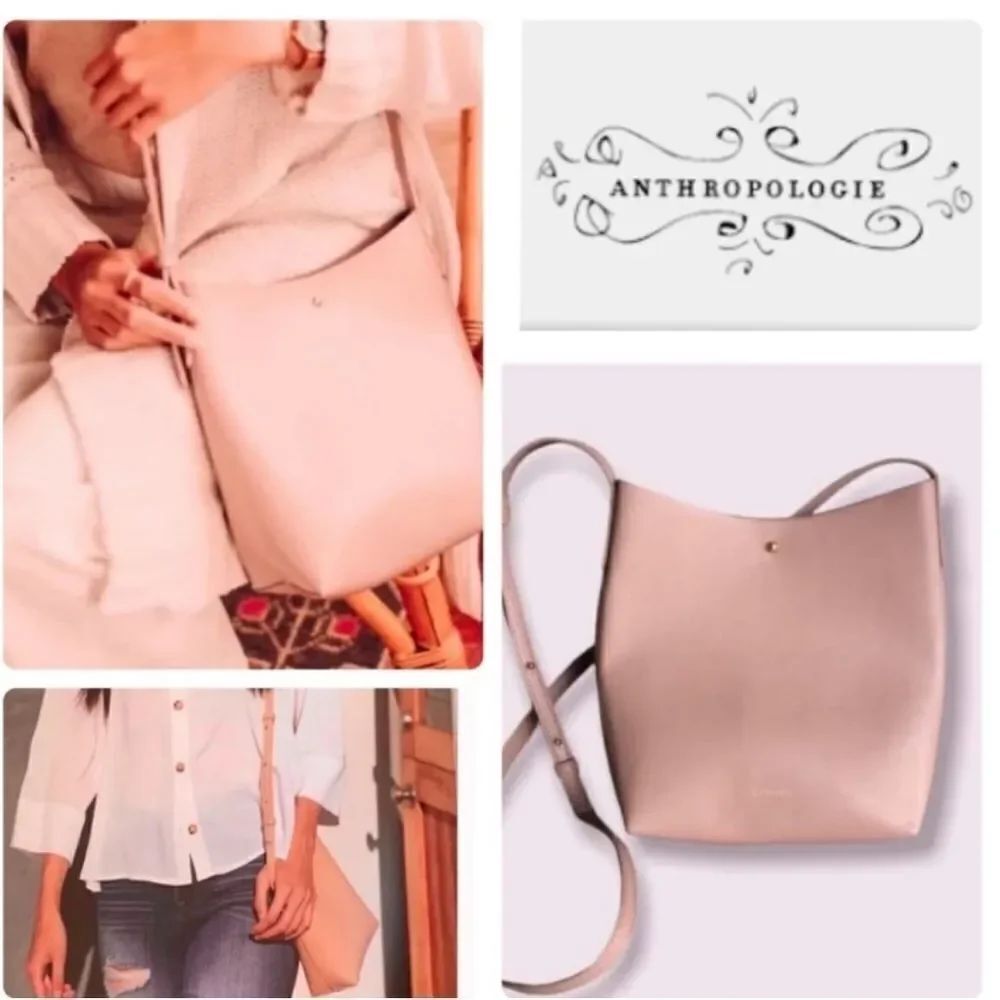 Samara Crossbody Peony Anthropologie vegan Medium size